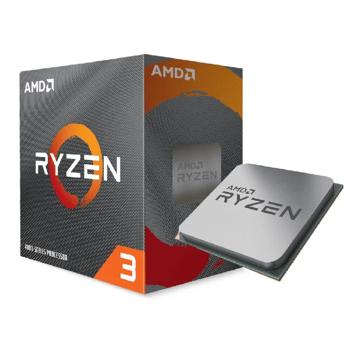 AMD Ryzen 3 4100 4-Core 3.8GHz (4.0Ghz Max Boost) Socket AM4 Processor - GPU Required/Cooler Included - RIG-100-100000510BOX