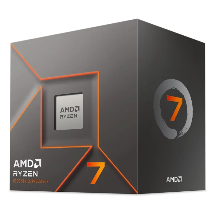 AMD Ryzen 7 8700F 8-Core 4.1GHz (5.0GHz Max Boost) Socket AM5 Processor - Cooler Included - RIG-100-100001590BOX