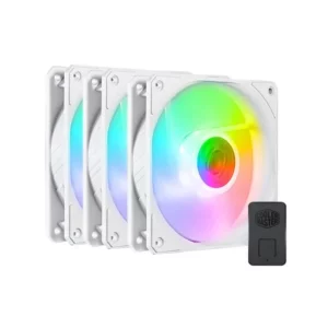 Cooler Master SickleFlow ARGB White 120mm Case Fan (3-FAN PACK)