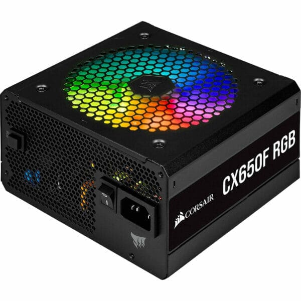 650W Corsair CX650F Fully Modular RGB Power Supply (PSU)