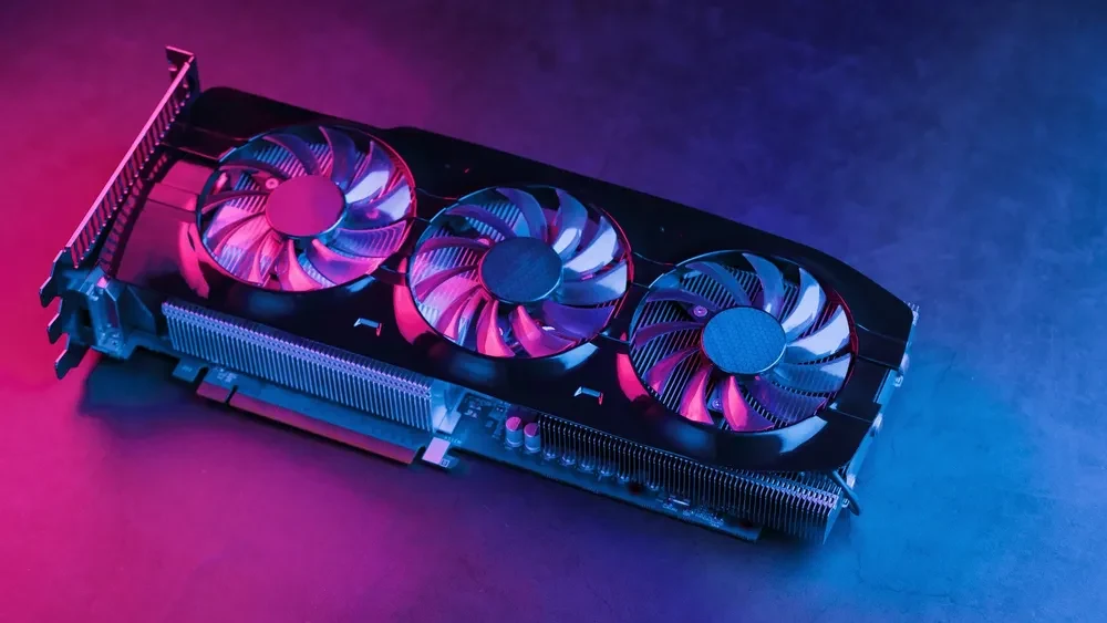 RGB Cyber Graphics Card display