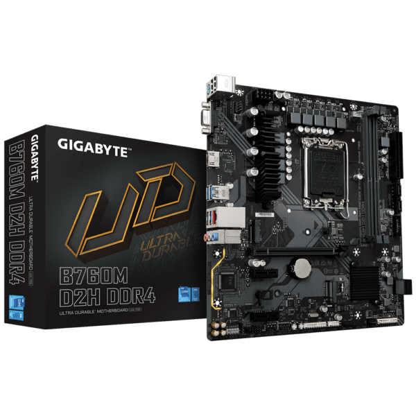 Gigabyte B760M D2H DDR4 Motherboard For Intel LGA 1700 CPU