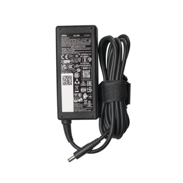 Dell 65W 3-Pin Notebook AC Adapter + Power Cord