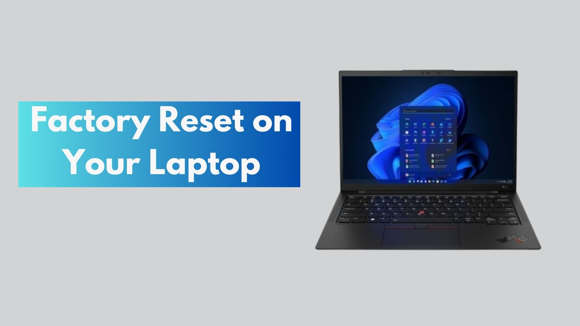 Step by step guide on how to delete everything on your laptop pc