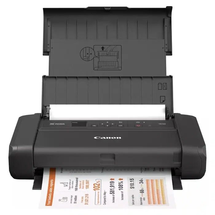 Canon Pixma TR150 A4 Colour Ink Printer with battery