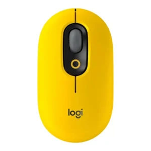 Logitech POP Emoji Blast Yellow Wireless Desktop Mouse - 910-006546