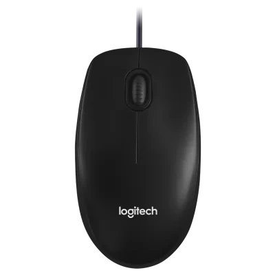 Logitech 910-006652 M100 Optical USB Mouse - Black