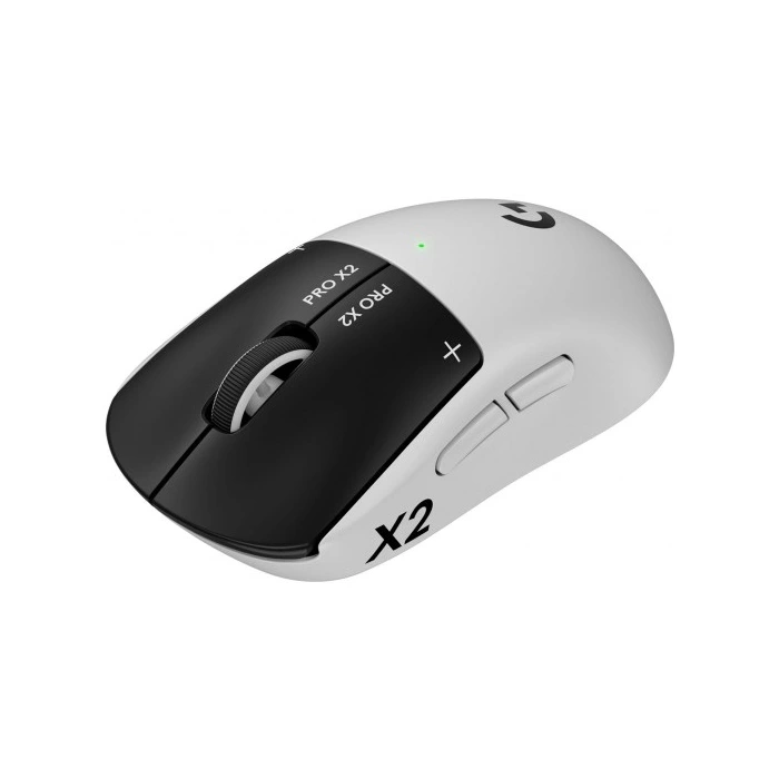 Logitech PRO X2 SUPERSTRIKE 44K HERO 2 Haptic Inductive Trigger System Wireless Gaming Mouse