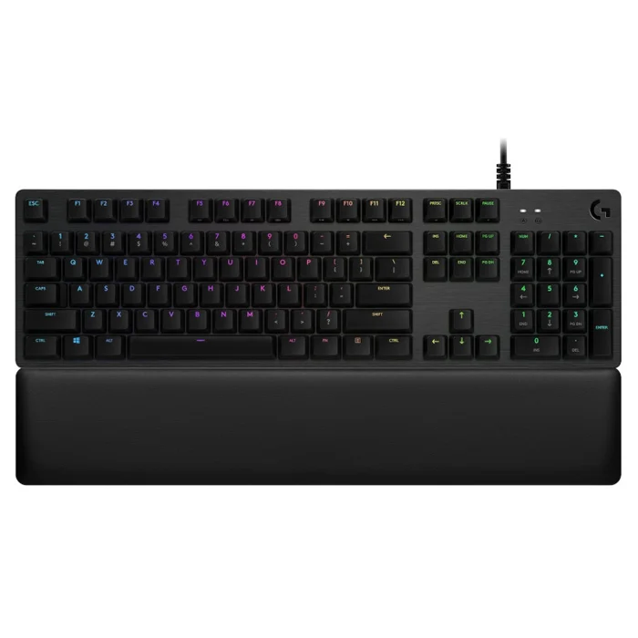 Logitech G513 Carbon RGB Wired Mechanical Gaming Keyboard | GX Brown Tactile Mechanical Switches - 920-009330