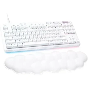 Logitech G 920-010422 G713 TKL GX Tactile Lightsync RGB White Mist USB Wired Mechanical Gaming Keyboard - 920-010422