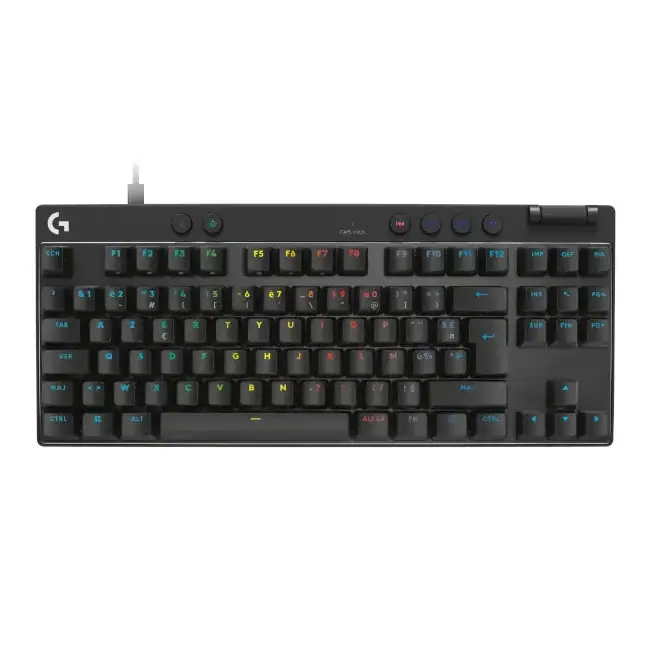 Logitech Pro X TKL Rapid Black Magnetic Analog Wired Gaming Keyboard - 920-013233
