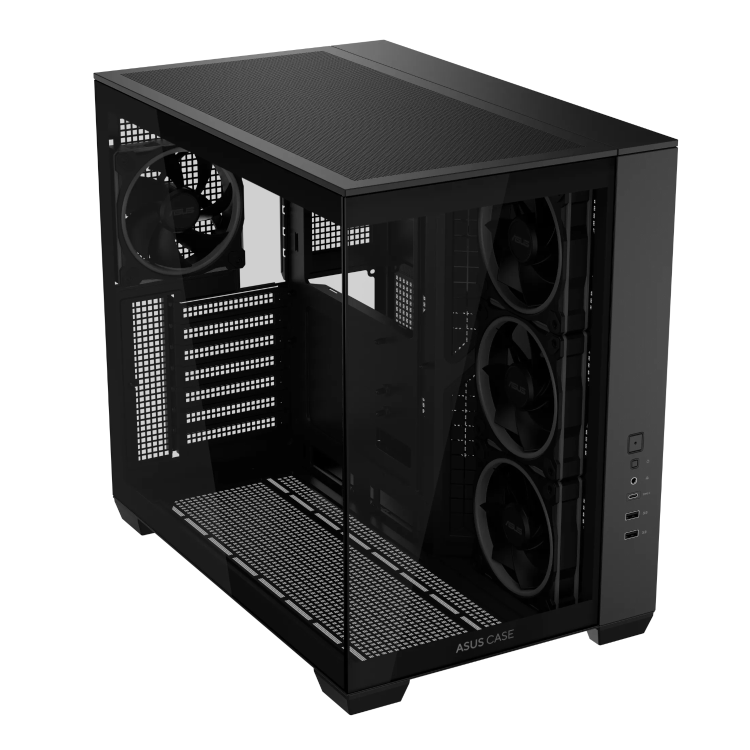 Asus A32 PLUS ARGB ATX Gaming Chassis  Black