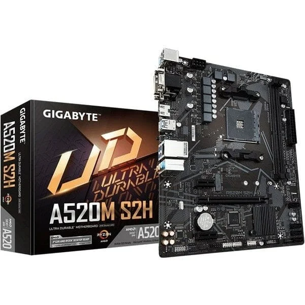 Gigabyte A520M S2H Motherboard - RIG-A520M S2H