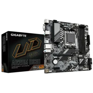 Gigbayte A620M DS3H Motherboard For AMD AM5 CPU - A620M-DS3H