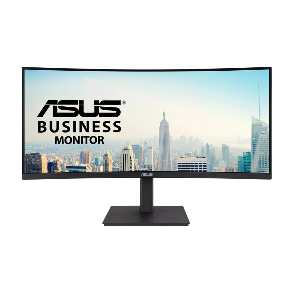 34" ASUS VA34VCPSR Docking Monitor | VA | 3440 x 1440 UW-QHD | 100Hz | HDMI + DisplayPort + USB-C | Height Adjustable | VESA