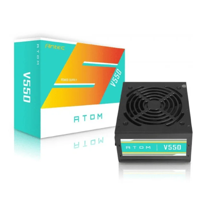 550W Antec Atom V550 Non-Modular Power Supply - RIG-ATOM V550