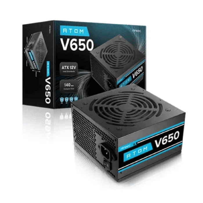 650W Antec Atom V650 Non-Modular Power Supply - RIG-ATOM V650