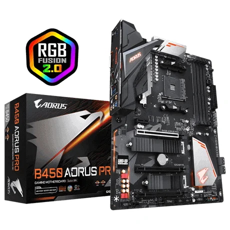 Gigabyte B450 AORUS PRO Motherboard - RIG-B450AORUSPRO