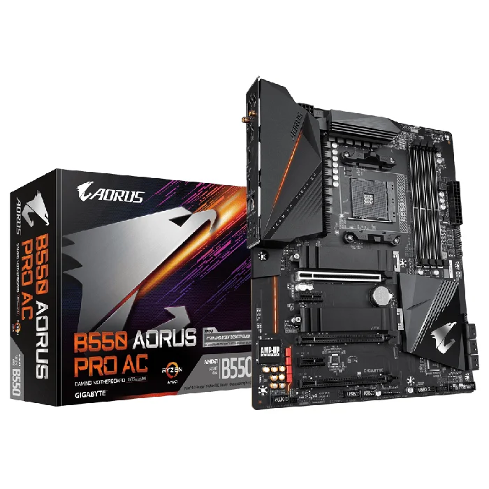 Gigabyte B550 AORUS Pro AC Motherboard - RIG-B550 AORUS PRO AC