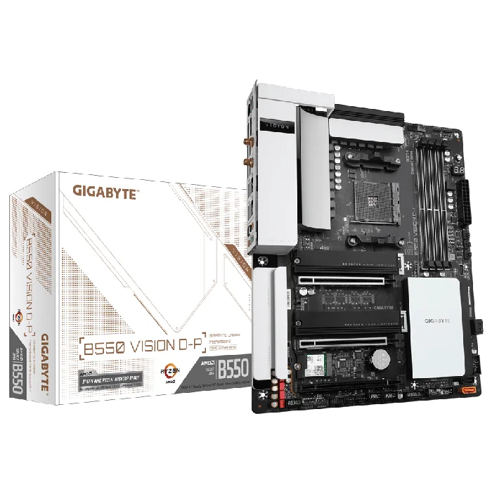 Gigabyte B550 Vision D-P WiFi Motherboard - RIG-B550 VISION D-P