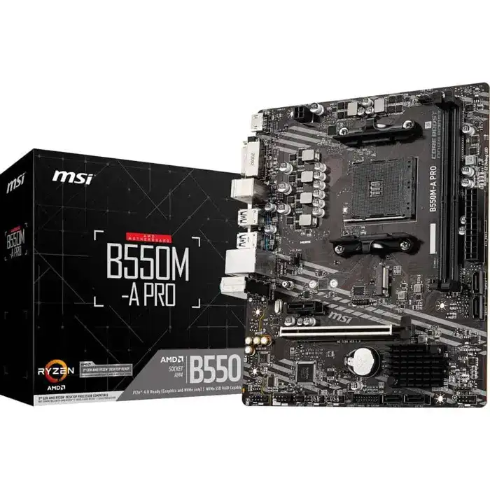 MSI B550M-A Pro Motherboard For AMD AM4 CPU - B550M-A PRO