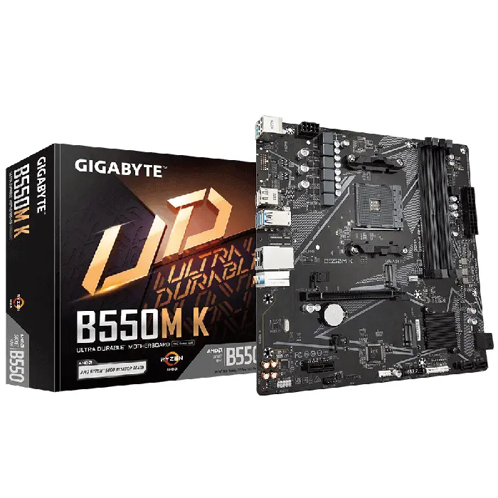 Gigabyte B550M K Motherboard For AMD AM4 CPU - RIG-B550M-K