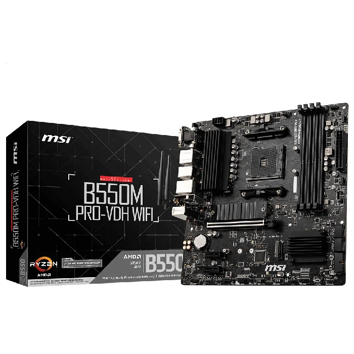 MSI B550M PRO-VDH WiFi Motherboard - RIG-B550M PRO-VDH WIFI