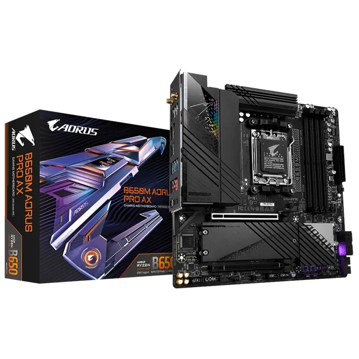 Gigabyte B650M AORUS Pro AX Motherboard - RIG-B650M AORUS PRO AX