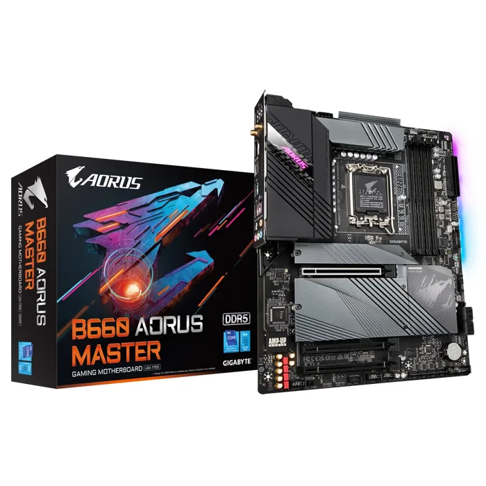 Gigabyte B660 AORUS Master DDR5 WiFi Motherboard - RIG-B660 AORUS MASTER