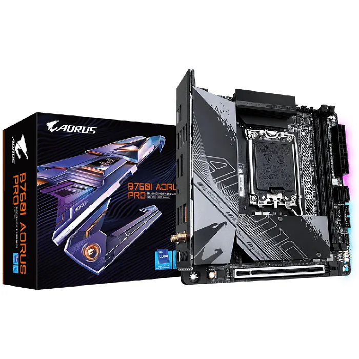 Gigabyte B760I AORUS PRO DDR5 WiFi LGA 1700 Motherboard - RIG-B760I AORUS PRO D5 AX