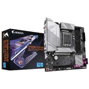 Gigabyte B760M AORUS Elite AX DDR4 Motherboard For Intel LGA 1700 CPU - B760M AORUS ELITE AX DDR4