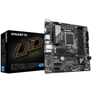 Gigabyte B760M DS3H DDR5 Motherboard For Intel LGA 1700 CPU - B760M DS3H