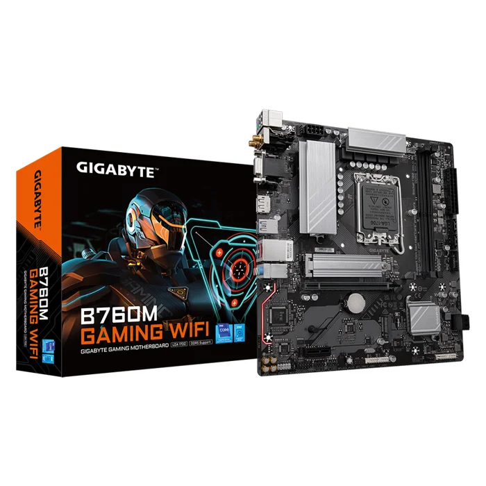 Gigabyte B760M GAMING WIFI LGA 1700 Motherboard - RIG-B760M GAMING WIFI