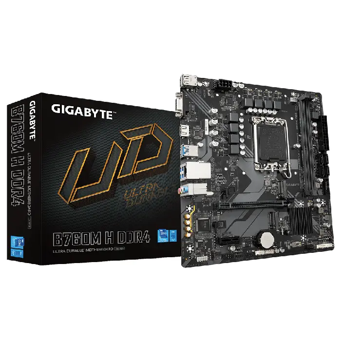 Gigabyte B760M H DDR4 LGA 1700 Motherboard - RIG-B760M-H D4