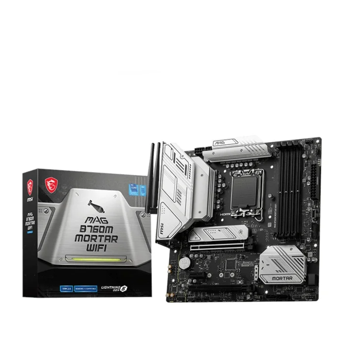 MSI MAG B760M MORTAR DDR5 WiFi LGA 1700 Motherboard - RIG-B760M MORTAR M WIFI DDR5