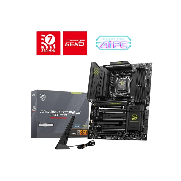 MSI B850 Tomahawk Max WiFi Motherboard For AM5 CPU