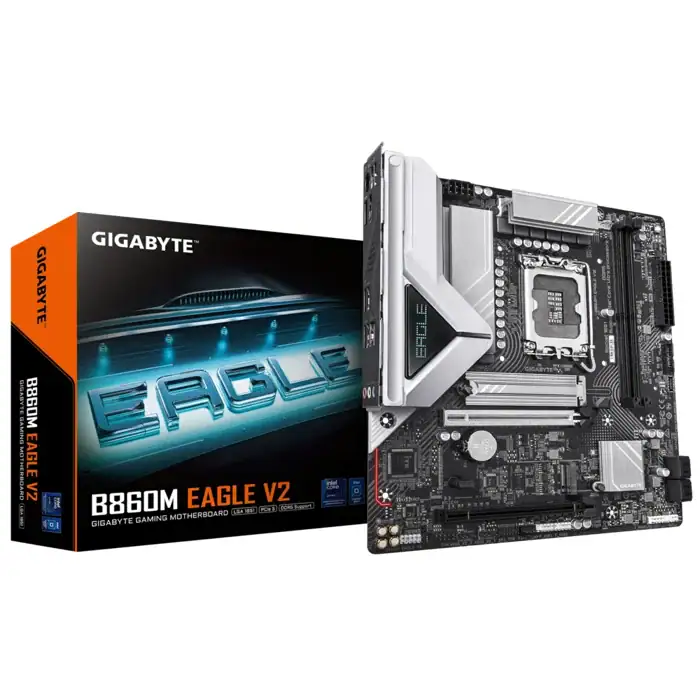 Gigabyte B860M EAGLE V2 m-ATX Motherboard For Intel LGA 1851 CPU - B860M EAGLE V2