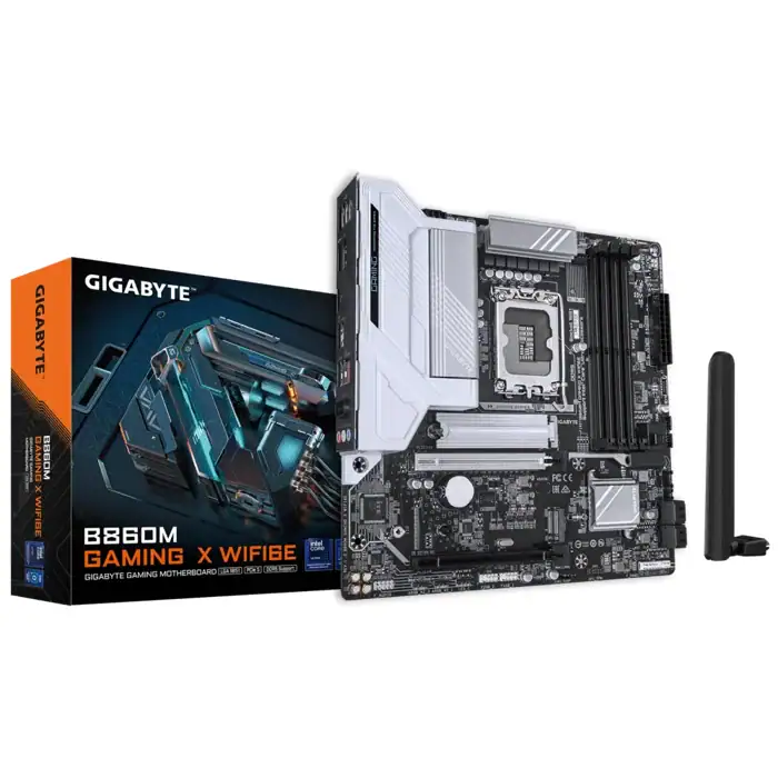 Gigabyte B860M GAMING X WiFi m-ATX Motherboard For Intel LGA 1851 CPU - B860M GAMING X WI-FI