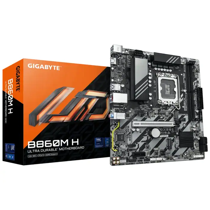 Gigabyte B860M H m-ATX Motherboard For Intel LGA 1851 CPU - B860M H
