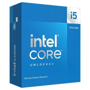 Intel Core I5-14600KF Desktop Processor (CPU) - Cooler & GPU Required - BX8071514600KF
