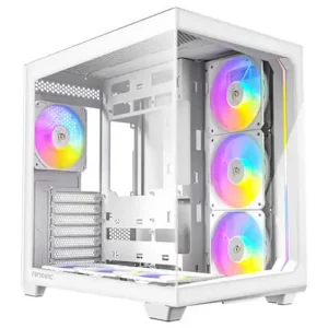 Antec C5 ARGB ATX Mid Tower Gaming Chassis - White - C5 ARGB W