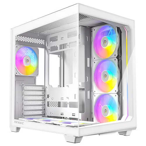 Antec C5 ARGB ATX Mid Tower Gaming Chassis - White - RIG-C5 ARGB W