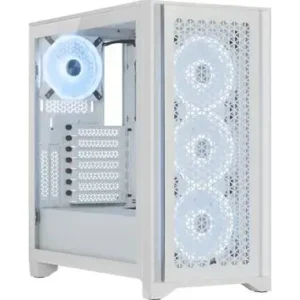 Corsair iCUE 4000D ATX RGB AIR FLOW QL Edition Case - CC-9011232-WW
