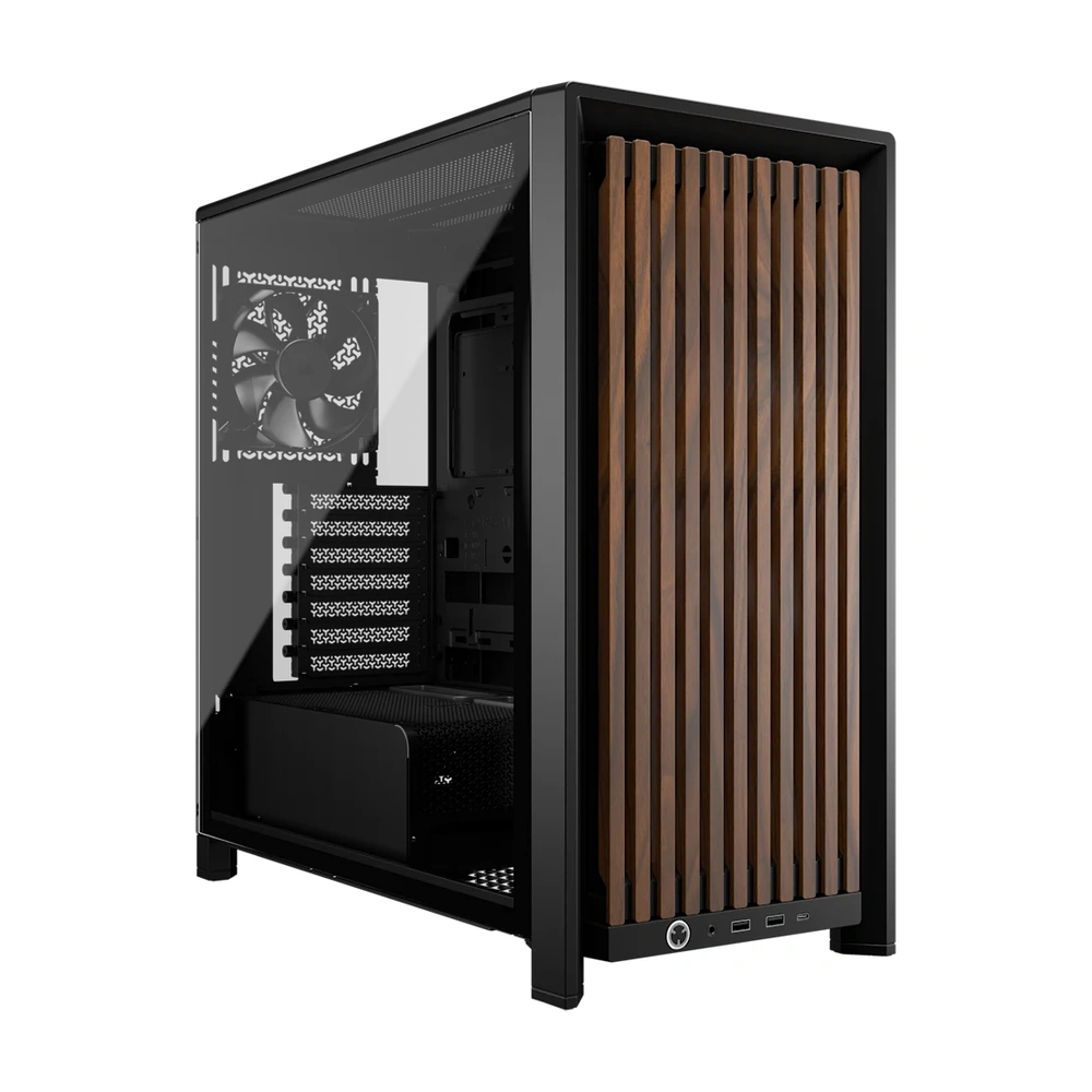 Corsair FRAME 4000D RS Wood Black & Walnut Mid-Tower PC Case