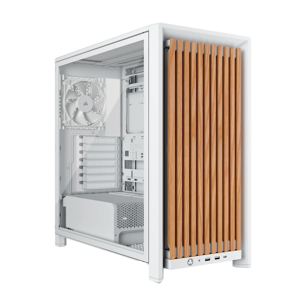 Corsair FRAME 4000D RS Wood White & Oak Mid-Tower PC Case