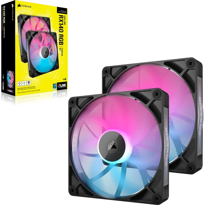 Corsair iCUE Link RX140 140mm Dual Pack Fan - CO-9051020-WW