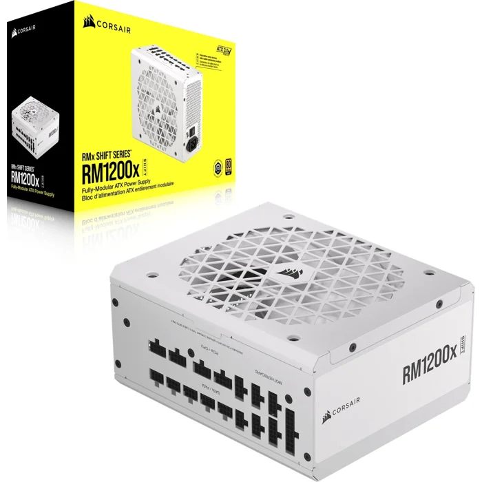 Corsair CP-9020276 RM1200X Shift White Power Supply - RIG-CP-9020276