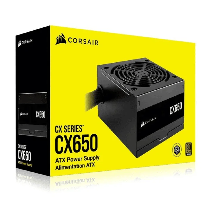 650W Corsair CX650 Bronze Non-Modular Power Supply - RIG-CP-9020278-WW
