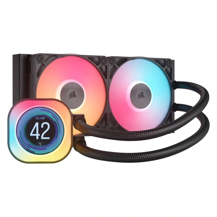 Corsair iCUE Link Titan 240RX LCD AIO Liquid CPU Cooler - CW-9061022-WW