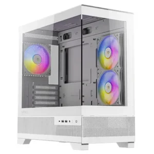 Antec CX500M RGB mATX Mini Tower Gaming Chassis - White - CX500M W